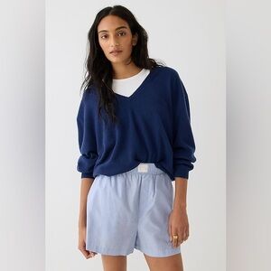 J. Crew End-on-End Cotton Boxer Short - Hydrangea